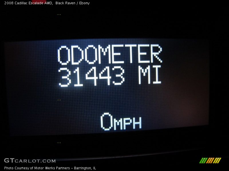 Black Raven / Ebony 2008 Cadillac Escalade AWD