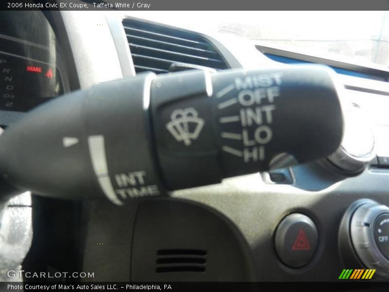 Taffeta White / Gray 2006 Honda Civic EX Coupe