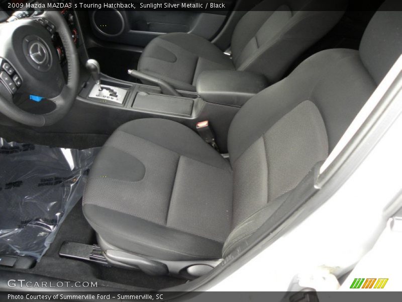 Sunlight Silver Metallic / Black 2009 Mazda MAZDA3 s Touring Hatchback