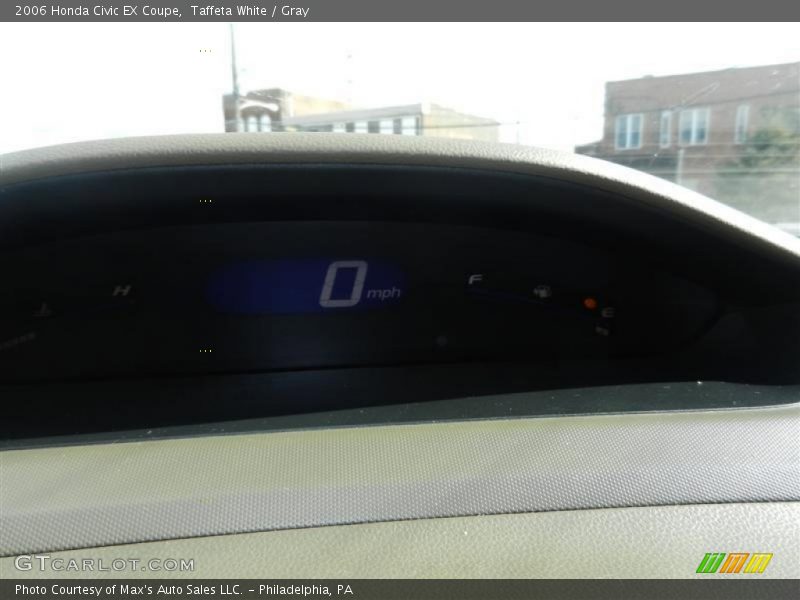 Taffeta White / Gray 2006 Honda Civic EX Coupe