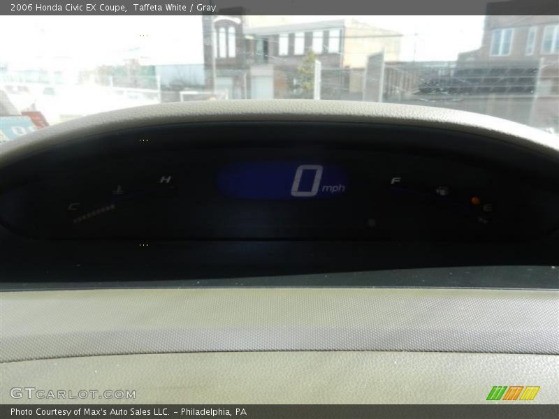 Taffeta White / Gray 2006 Honda Civic EX Coupe