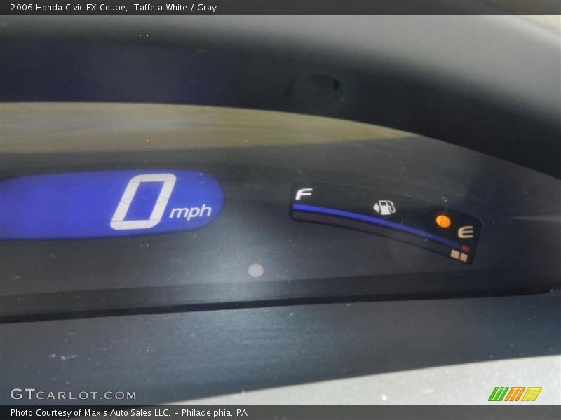 Taffeta White / Gray 2006 Honda Civic EX Coupe