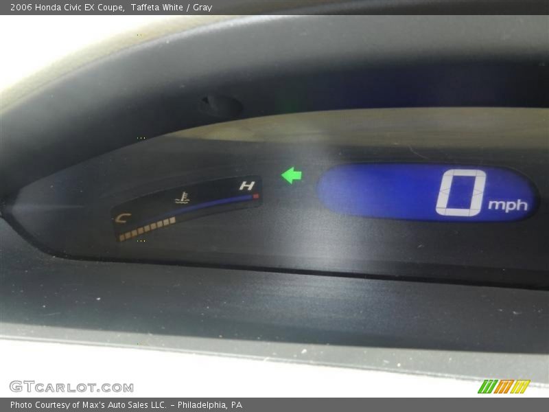 Taffeta White / Gray 2006 Honda Civic EX Coupe