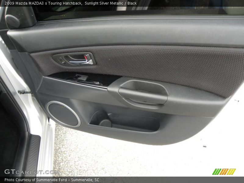 Sunlight Silver Metallic / Black 2009 Mazda MAZDA3 s Touring Hatchback