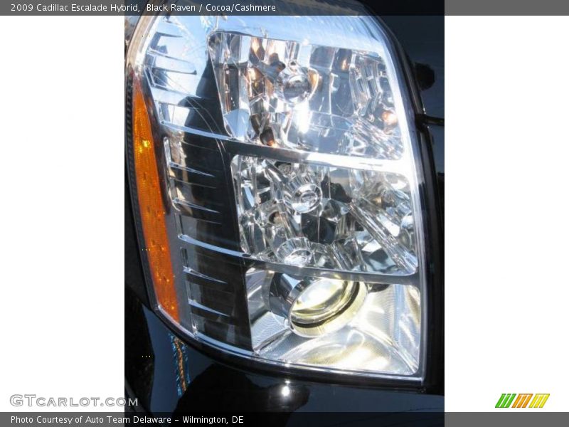 Black Raven / Cocoa/Cashmere 2009 Cadillac Escalade Hybrid