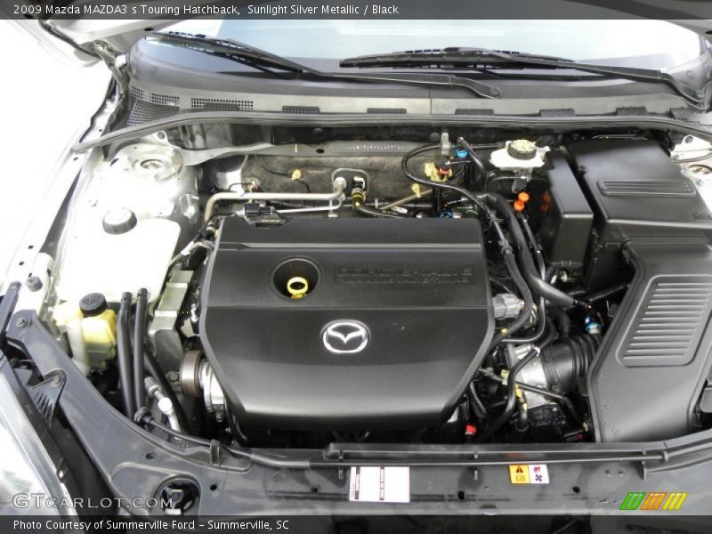 Sunlight Silver Metallic / Black 2009 Mazda MAZDA3 s Touring Hatchback