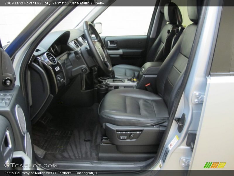 Front Seat of 2009 LR3 HSE