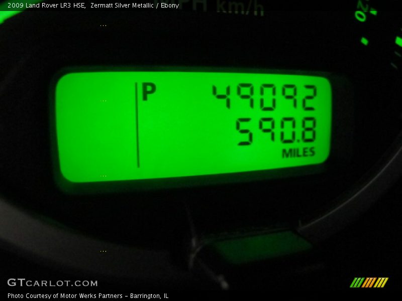 Zermatt Silver Metallic / Ebony 2009 Land Rover LR3 HSE