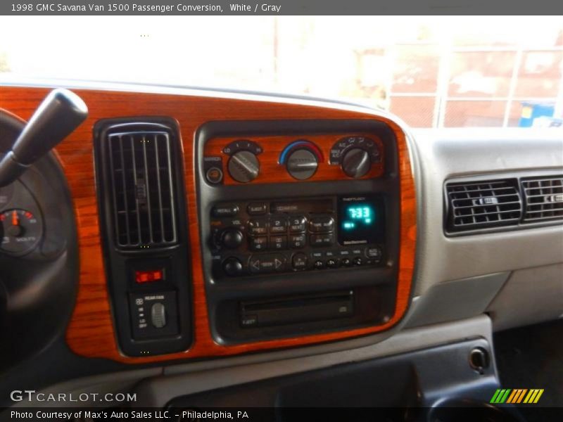 White / Gray 1998 GMC Savana Van 1500 Passenger Conversion