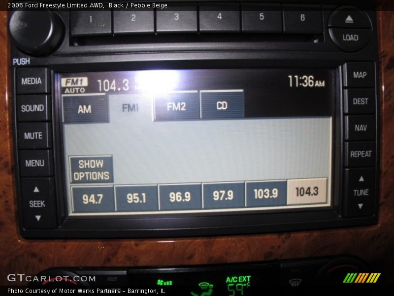 Black / Pebble Beige 2006 Ford Freestyle Limited AWD