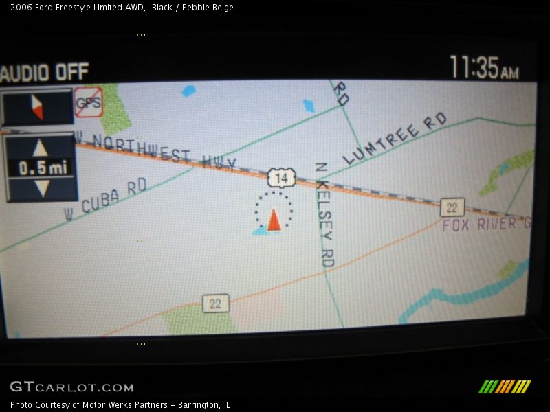 Navigation of 2006 Freestyle Limited AWD