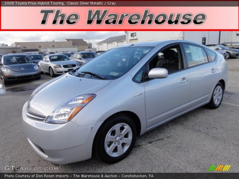 Classic Silver Metallic / Gray 2008 Toyota Prius Hybrid Touring