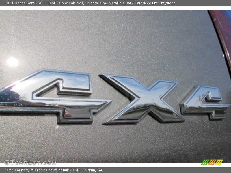 Mineral Gray Metallic / Dark Slate/Medium Graystone 2011 Dodge Ram 2500 HD SLT Crew Cab 4x4