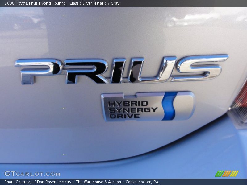 Classic Silver Metallic / Gray 2008 Toyota Prius Hybrid Touring