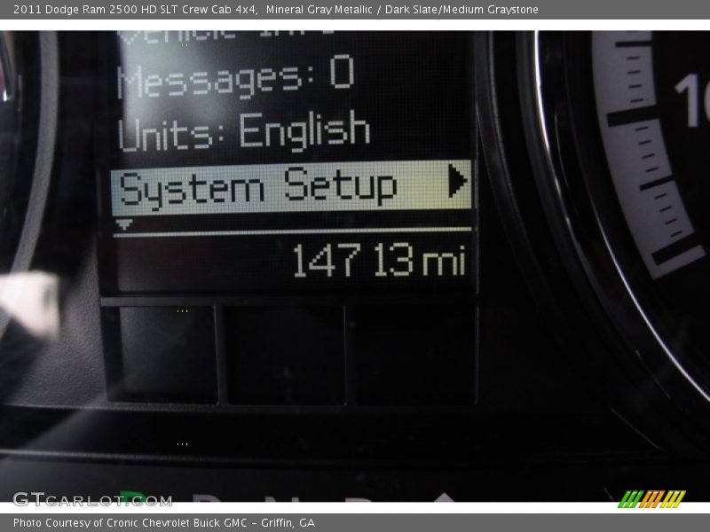 Mineral Gray Metallic / Dark Slate/Medium Graystone 2011 Dodge Ram 2500 HD SLT Crew Cab 4x4