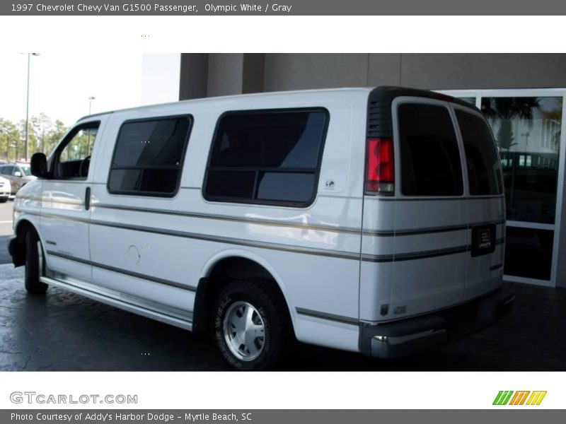 Olympic White / Gray 1997 Chevrolet Chevy Van G1500 Passenger