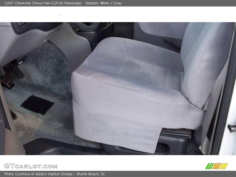 Olympic White / Gray 1997 Chevrolet Chevy Van G1500 Passenger