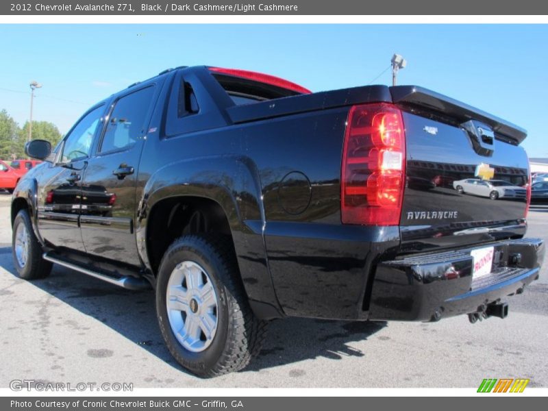 Black / Dark Cashmere/Light Cashmere 2012 Chevrolet Avalanche Z71