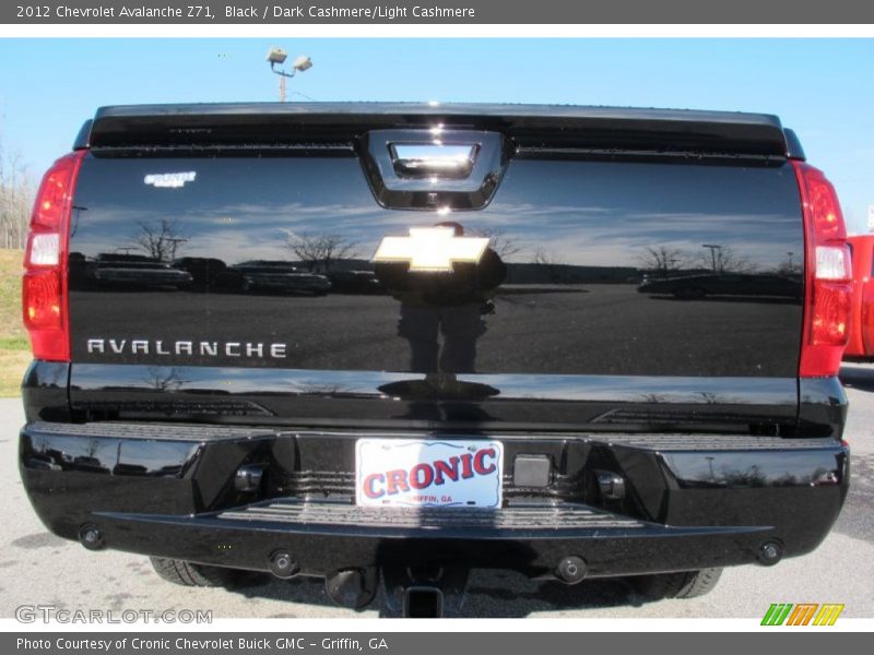 Black / Dark Cashmere/Light Cashmere 2012 Chevrolet Avalanche Z71