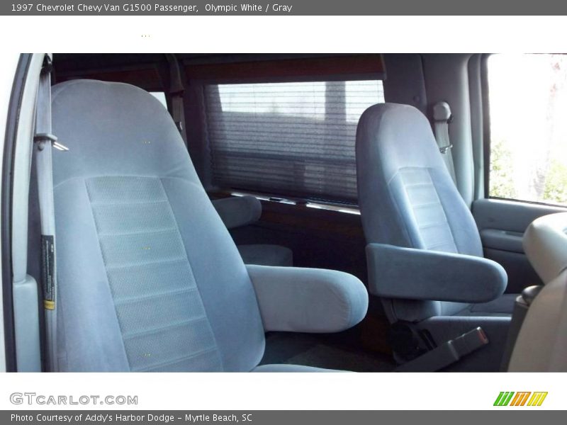 Olympic White / Gray 1997 Chevrolet Chevy Van G1500 Passenger