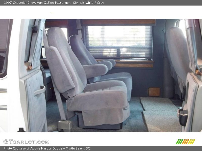 Olympic White / Gray 1997 Chevrolet Chevy Van G1500 Passenger