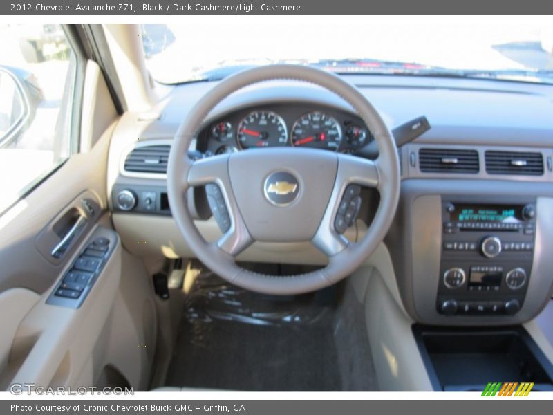 Black / Dark Cashmere/Light Cashmere 2012 Chevrolet Avalanche Z71