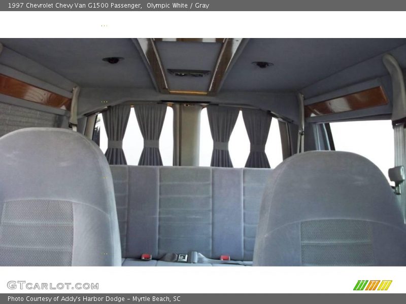 Olympic White / Gray 1997 Chevrolet Chevy Van G1500 Passenger