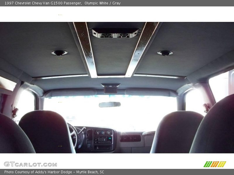 Olympic White / Gray 1997 Chevrolet Chevy Van G1500 Passenger