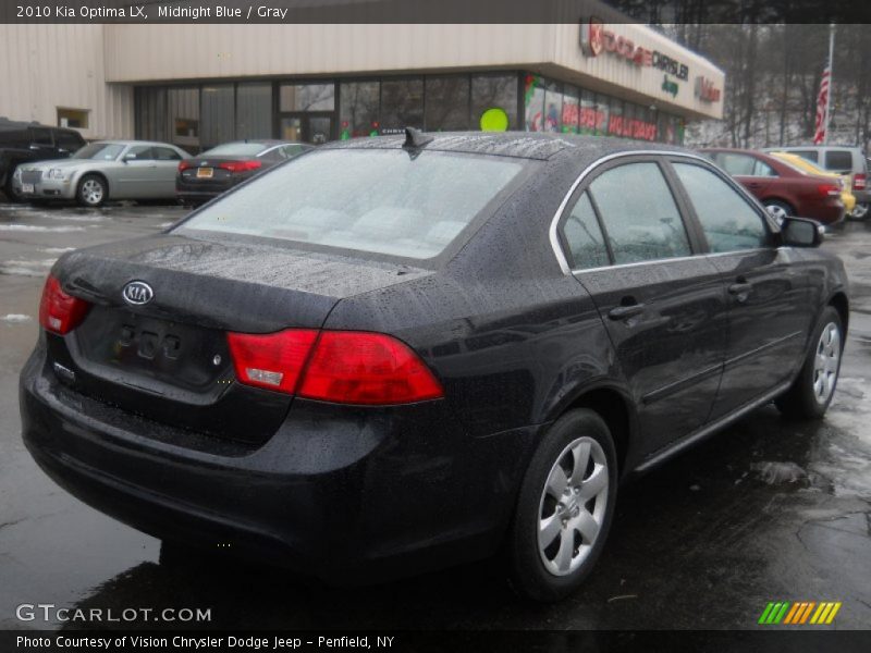 Midnight Blue / Gray 2010 Kia Optima LX