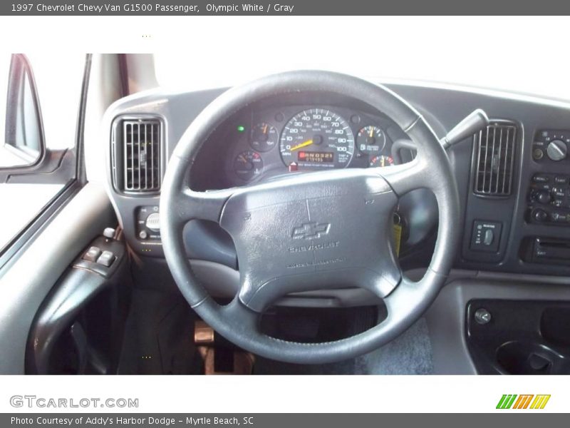 Olympic White / Gray 1997 Chevrolet Chevy Van G1500 Passenger