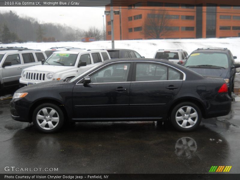Midnight Blue / Gray 2010 Kia Optima LX