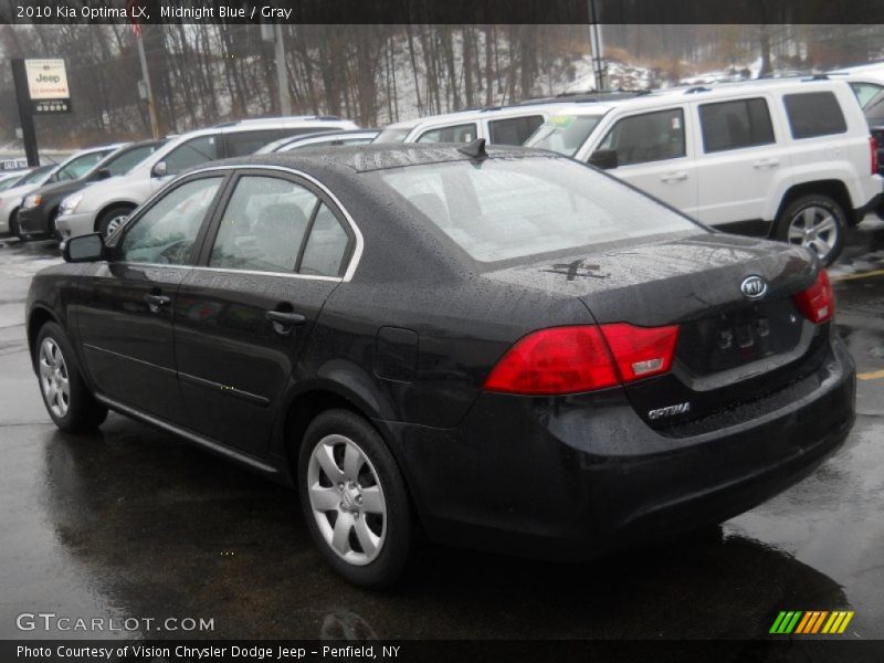 Midnight Blue / Gray 2010 Kia Optima LX