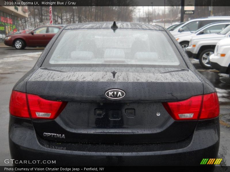 Midnight Blue / Gray 2010 Kia Optima LX