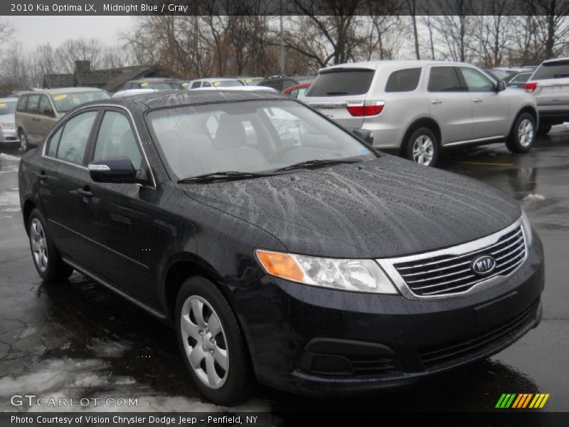 Midnight Blue / Gray 2010 Kia Optima LX