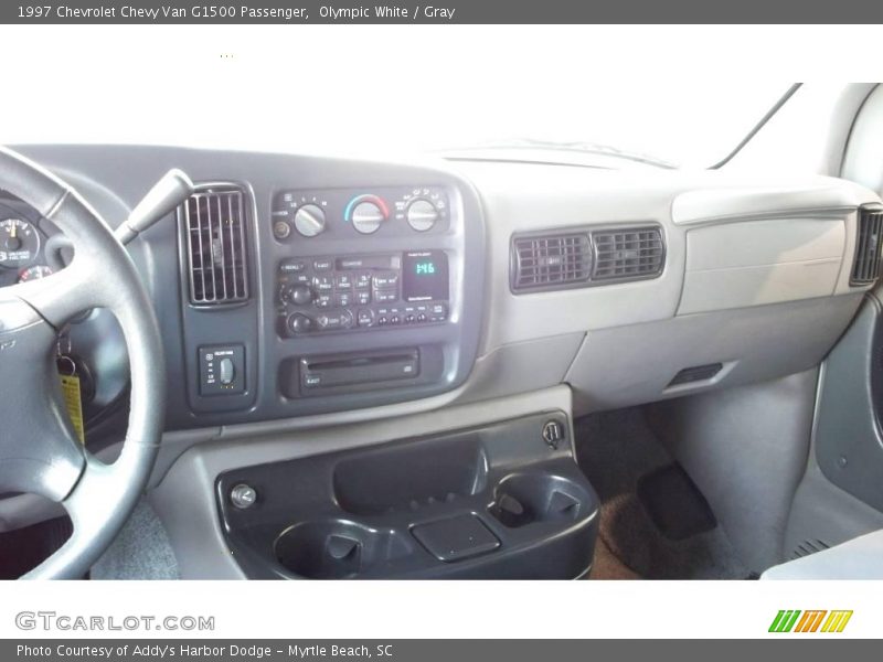 Olympic White / Gray 1997 Chevrolet Chevy Van G1500 Passenger