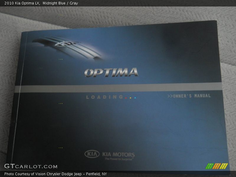 Books/Manuals of 2010 Optima LX