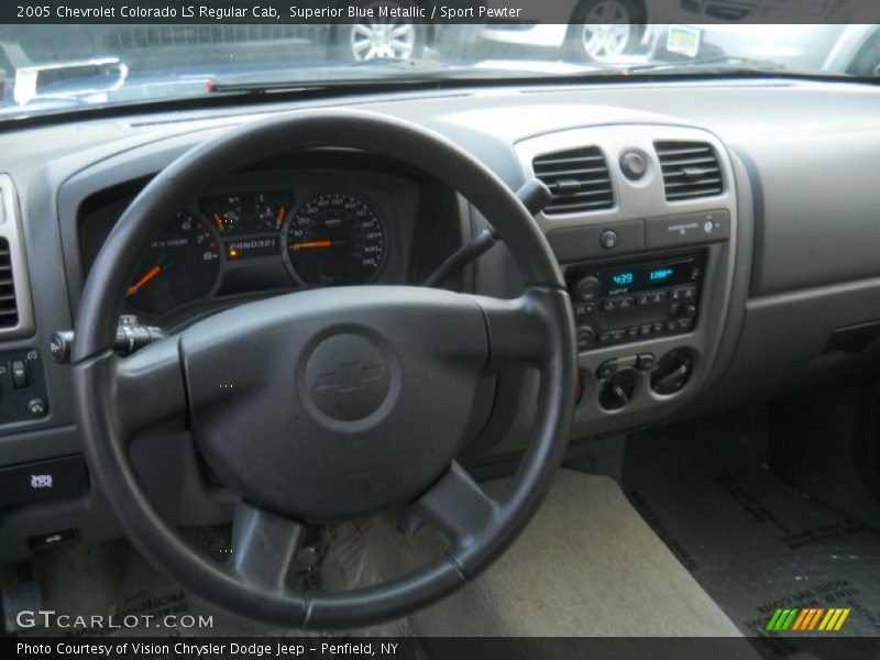Superior Blue Metallic / Sport Pewter 2005 Chevrolet Colorado LS Regular Cab