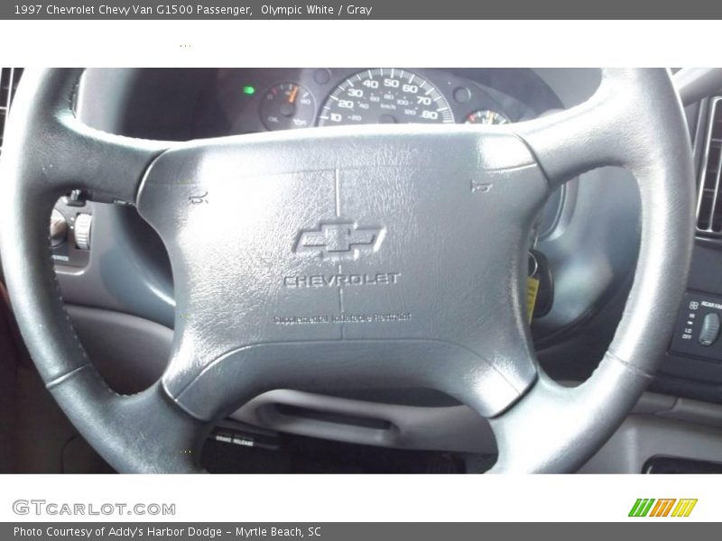 Olympic White / Gray 1997 Chevrolet Chevy Van G1500 Passenger