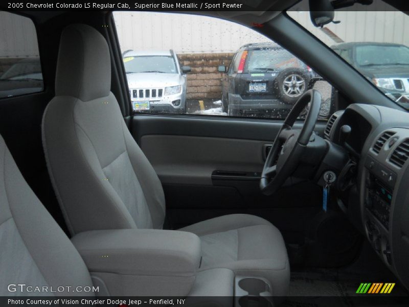 Superior Blue Metallic / Sport Pewter 2005 Chevrolet Colorado LS Regular Cab