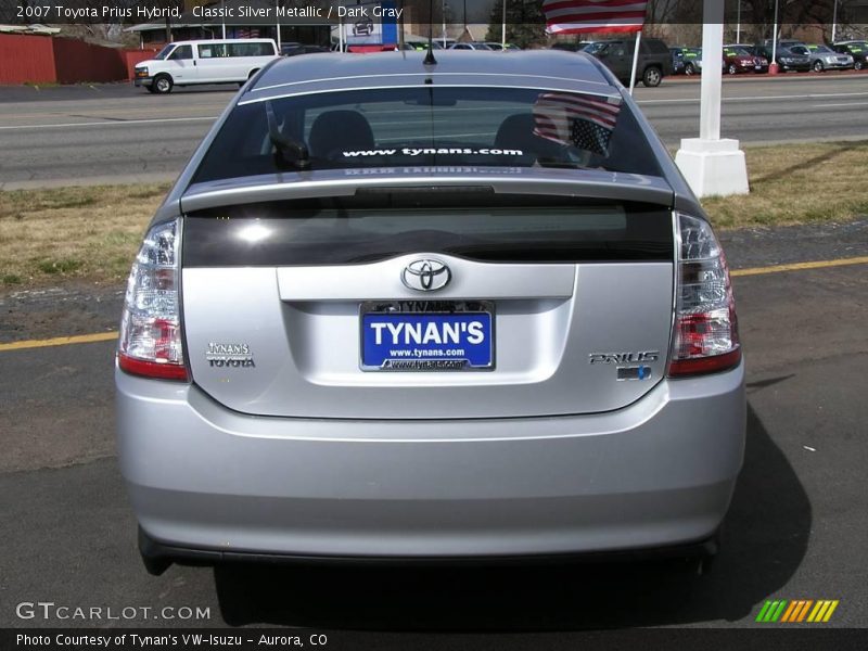 Classic Silver Metallic / Dark Gray 2007 Toyota Prius Hybrid