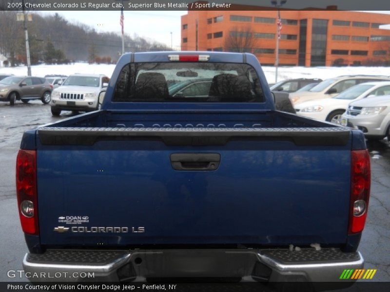 Superior Blue Metallic / Sport Pewter 2005 Chevrolet Colorado LS Regular Cab