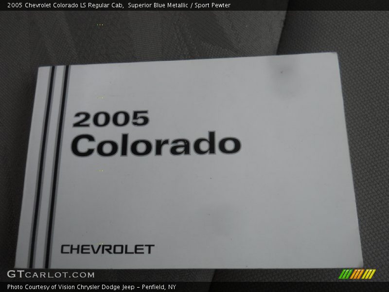 Superior Blue Metallic / Sport Pewter 2005 Chevrolet Colorado LS Regular Cab