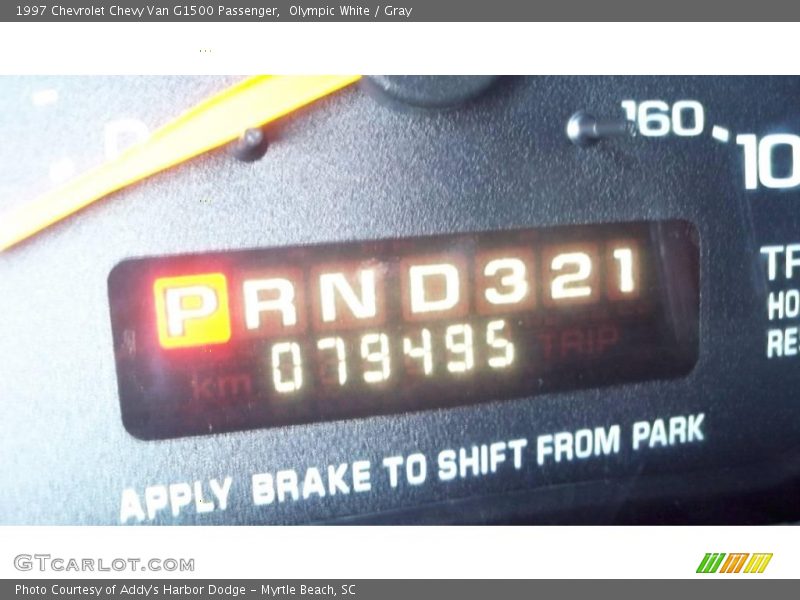 Olympic White / Gray 1997 Chevrolet Chevy Van G1500 Passenger