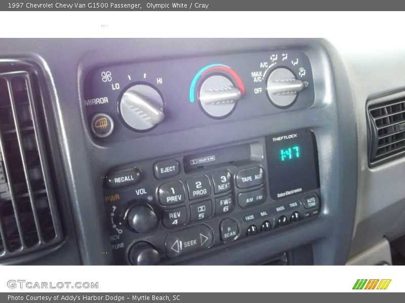 Olympic White / Gray 1997 Chevrolet Chevy Van G1500 Passenger