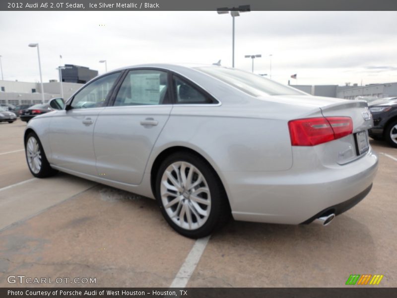 Ice Silver Metallic / Black 2012 Audi A6 2.0T Sedan