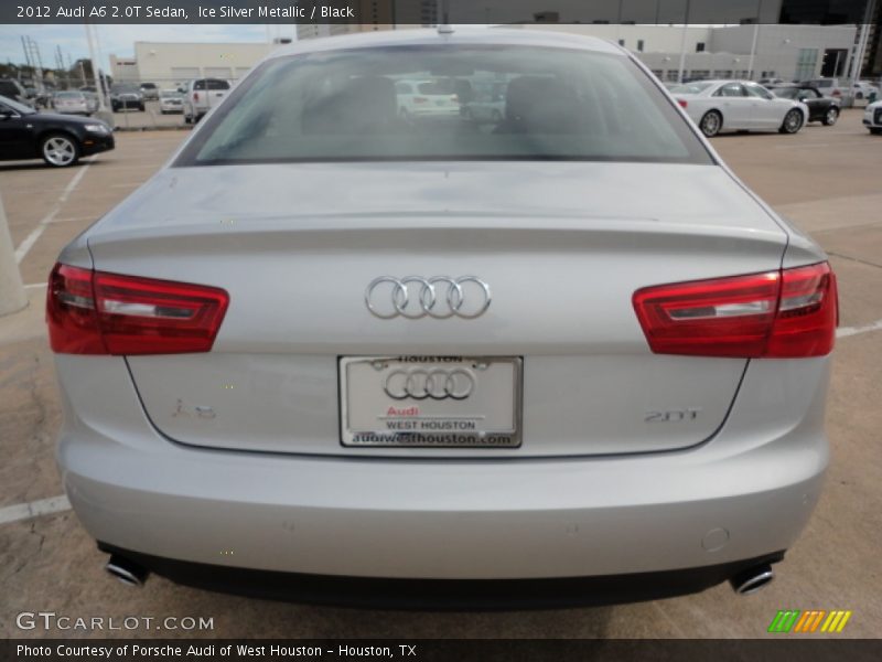 Ice Silver Metallic / Black 2012 Audi A6 2.0T Sedan