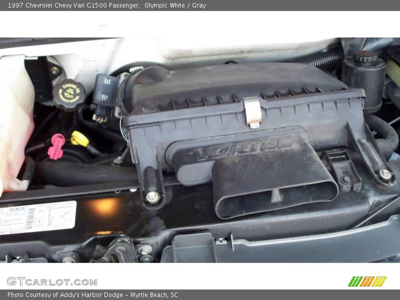 Olympic White / Gray 1997 Chevrolet Chevy Van G1500 Passenger