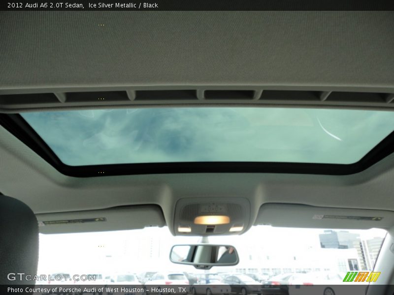 Ice Silver Metallic / Black 2012 Audi A6 2.0T Sedan