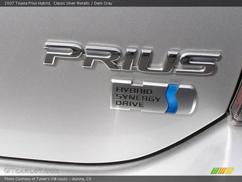 Classic Silver Metallic / Dark Gray 2007 Toyota Prius Hybrid