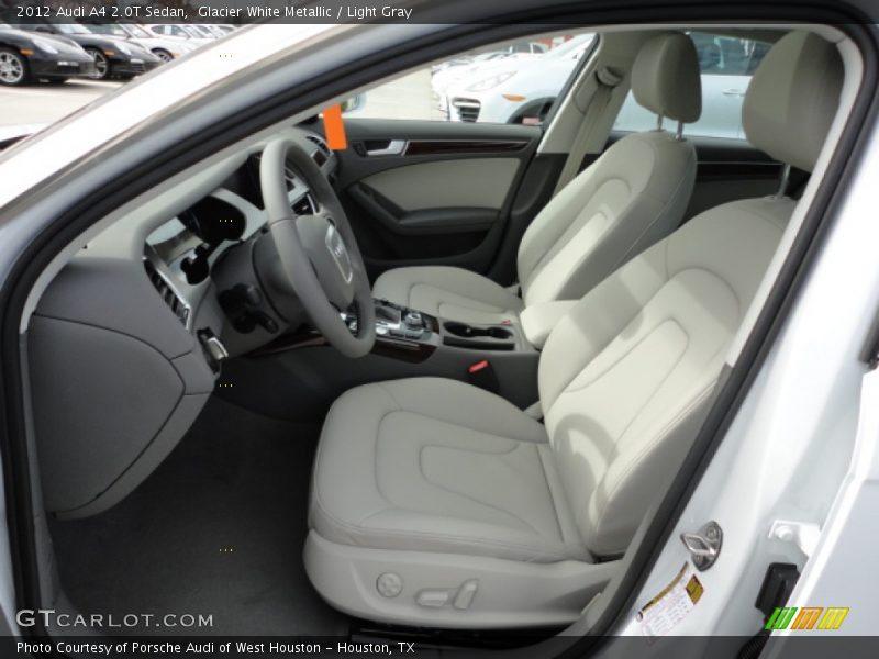  2012 A4 2.0T Sedan Light Gray Interior